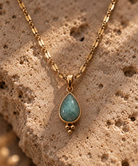 COLLIER SOLARA PIERRE PRÉCIEUSE POUR LES YEUX