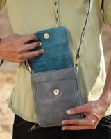 PAX GENUINE LEATHER CROSS BODY BAG