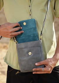 SAC BESACE PAX EN CUIR VÉRITABLE