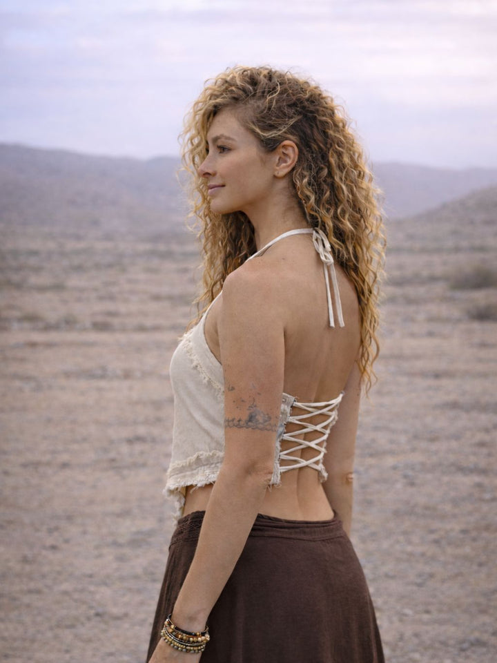 KAHILI TOP - CREAM