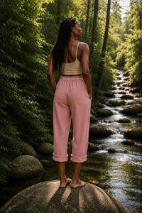 PANTALON MARIAL - ROSE