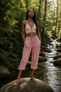 PANTALON MARIAL - ROSE