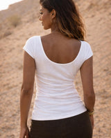 MOMENTUM BAMBOO T-SHIRT - WHITE