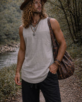 AELIX BAMBOO TANK TOP - GRAY