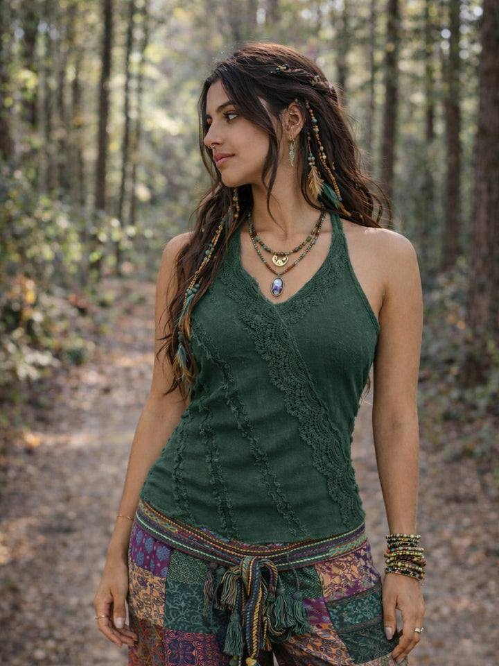THALIA TOP - GREEN