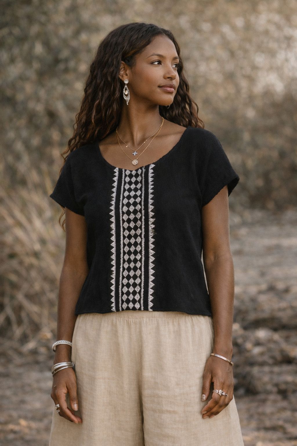 UPRISING TOP - BLACK
