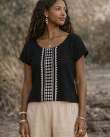 UPRISING TOP - BLACK