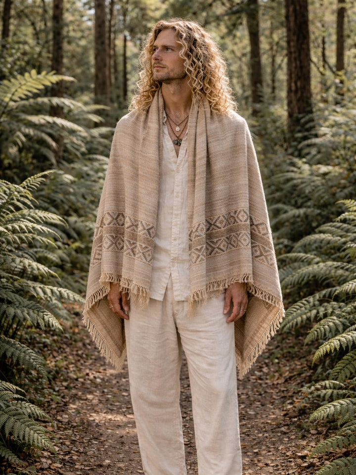 MIRHA CASHMERE SILK - SAND - MAN