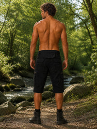 TRADIE SHORTS  - BLACK