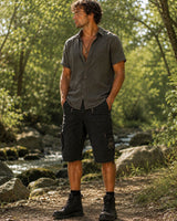 TRADIE SHORTS  - BLACK