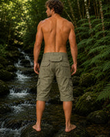 TRADIE SHORTS - OLIVE