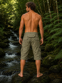 SHORT DE TRAVAIL - OLIVE