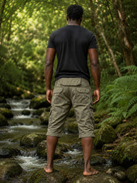 SHORT DE TRAVAIL - OLIVE
