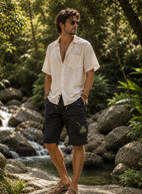 TRADIE SHORTS  - BLACK