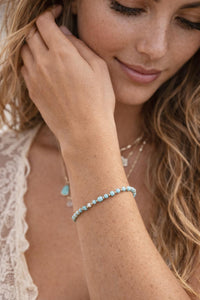 BRACELET AQUA GEMSTONE