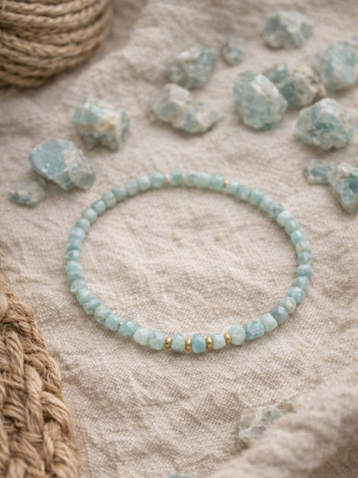 AQUA GEMSTONE BRACELET