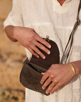 COUNTRY GENUINE LEATHER CROSS BODY HAND BAG