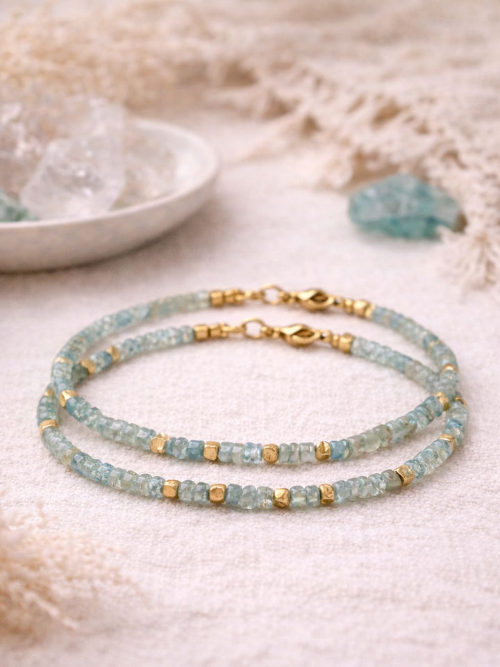 SEA WHISPER AQUAMARINE BRACELET
