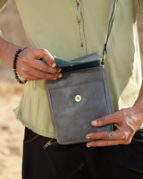 PAX GENUINE LEATHER CROSS BODY BAG