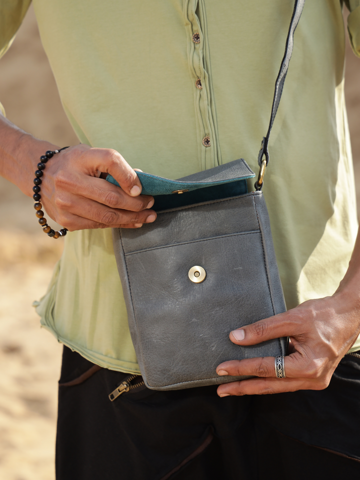 PAX GENUINE LEATHER CROSS BODY BAG