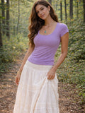 MOMENTUM BAMBOO T-SHIRT - LAVENDER
