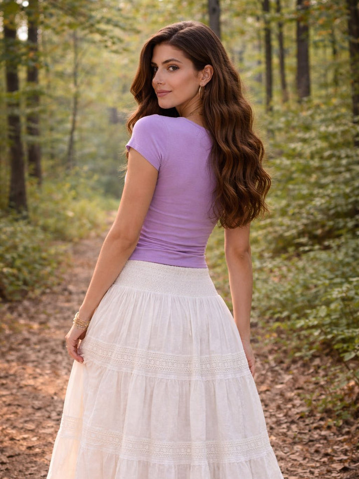 MOMENTUM BAMBOO T-SHIRT - LAVENDER