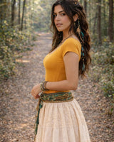MOMENTUM BAMBOO T-SHIRT - APRICOT