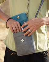 PAX GENUINE LEATHER CROSS BODY BAG