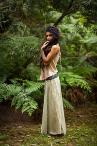 KYOTE LONG SKIRT - CREAM
