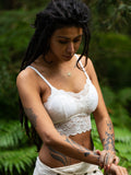 Soutien-gorge burlesque sans fil en dentelle