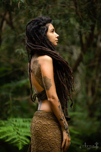 CULTIVATE PEACE TOP - DARK GREEN