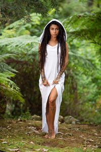 Rising Sun Dress - White