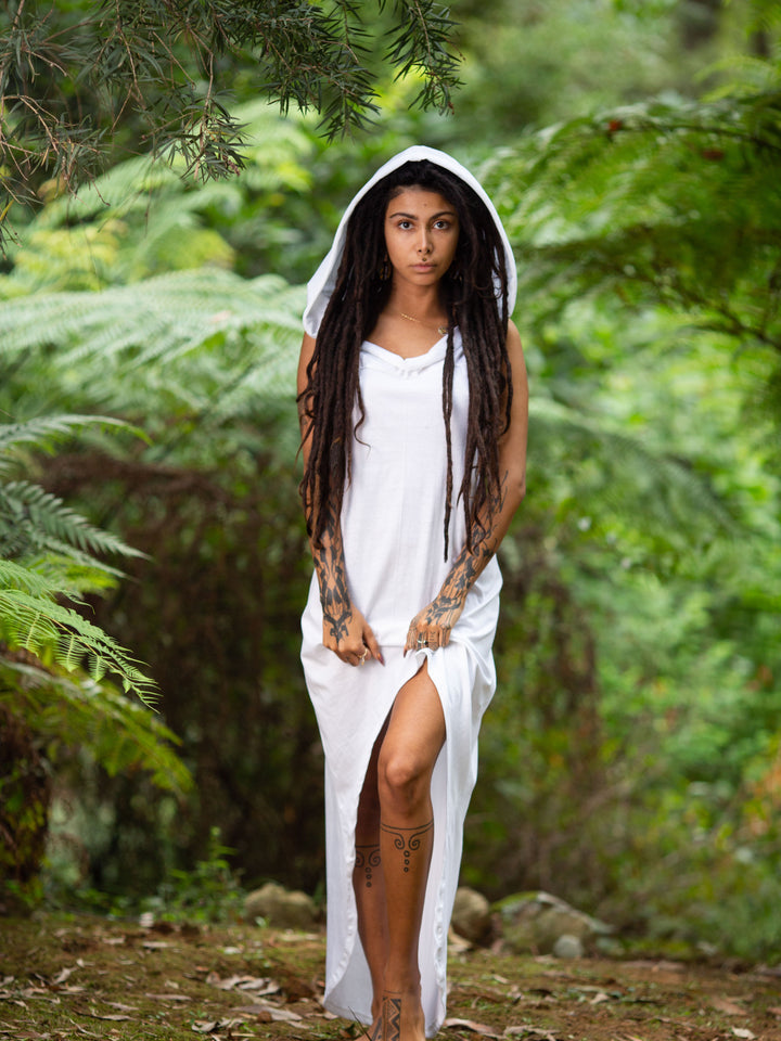 RISING SUN DRESS - WHITE