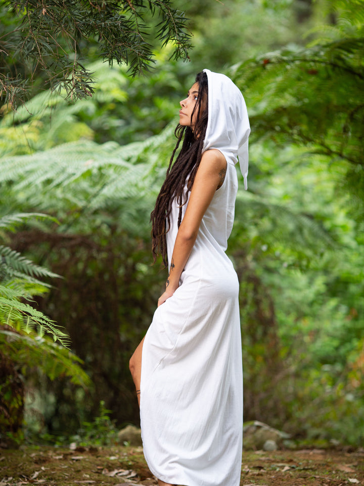 RISING SUN DRESS - WHITE