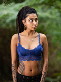 Soutien-gorge burlesque sans fil en dentelle