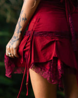 STEAMPUNK DRESS - RED