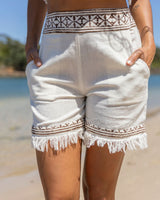 NALA SHORTS - CREAM