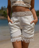 NALA SHORTS - CREAM