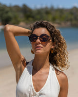 QUANTUM EARRINGS - BRASS