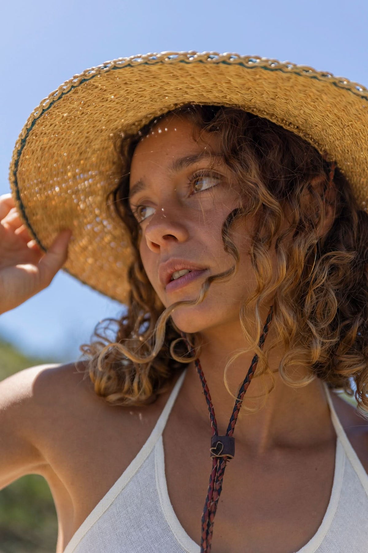 ELEPHANT GRASS SUMMER HAT - MULTICOLOR