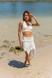YANAHEY SKIRT - CREAM