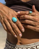WILD OCEAN RING - AMAZONITE