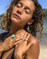 WILD OCEAN RING - AMAZONITE