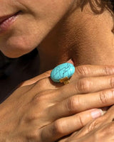 WILD OCEAN RING - AMAZONITE