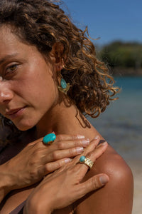 BOUCLES D'OREILLES TRANQUIL - TURQUOISE
