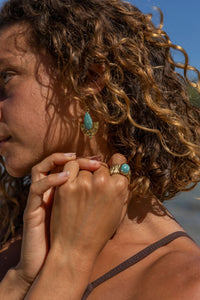 BOUCLES D'OREILLES TRANQUIL - TURQUOISE