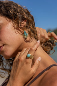 BOUCLES D'OREILLES TRANQUIL - TURQUOISE