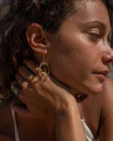 SYNCHRONICITY EARRINGS - BRASS