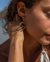 SYNCHRONICITY EARRINGS - BRASS