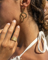 KING'S CROWN RING - BRASS